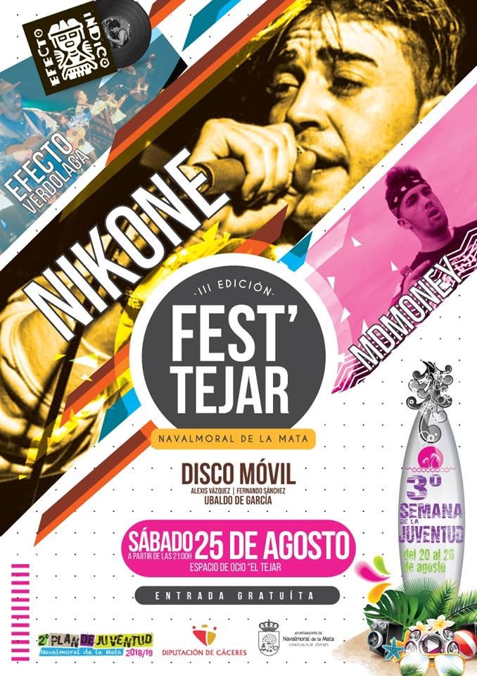 El festival Fest'Tejar cerrará la III Semana de la Juventud