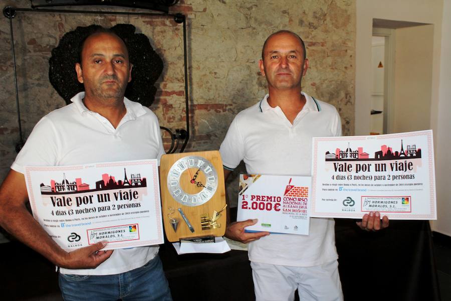 Ganadores del Concurso de Albañilería del 2018 