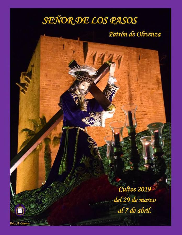 El Señor de los Pasos, Patrón de Olivenza, celebra su día este Domingo de Pasión