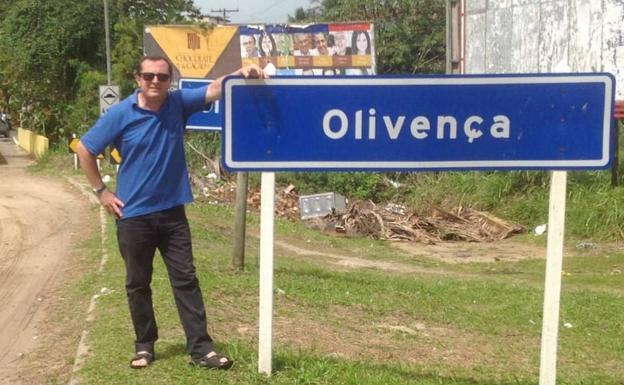 Eduardo Naharro, en una de sus excursiones. 