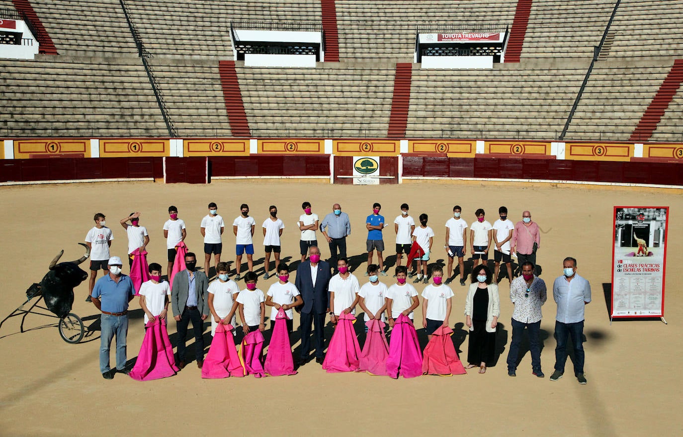 Participantes en la presentación del ciclo de clases prácticas. 