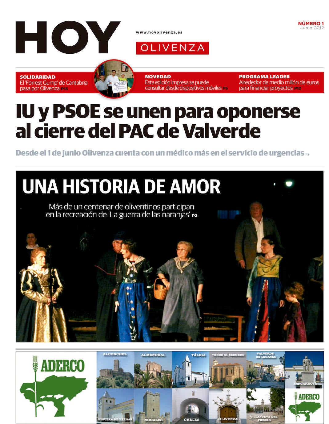 Fotos: Olivenza, portada a portada