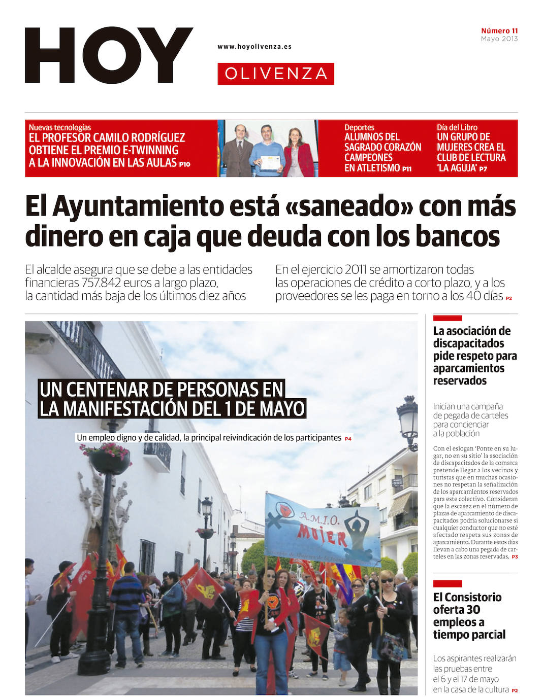 Fotos: Olivenza, portada a portada