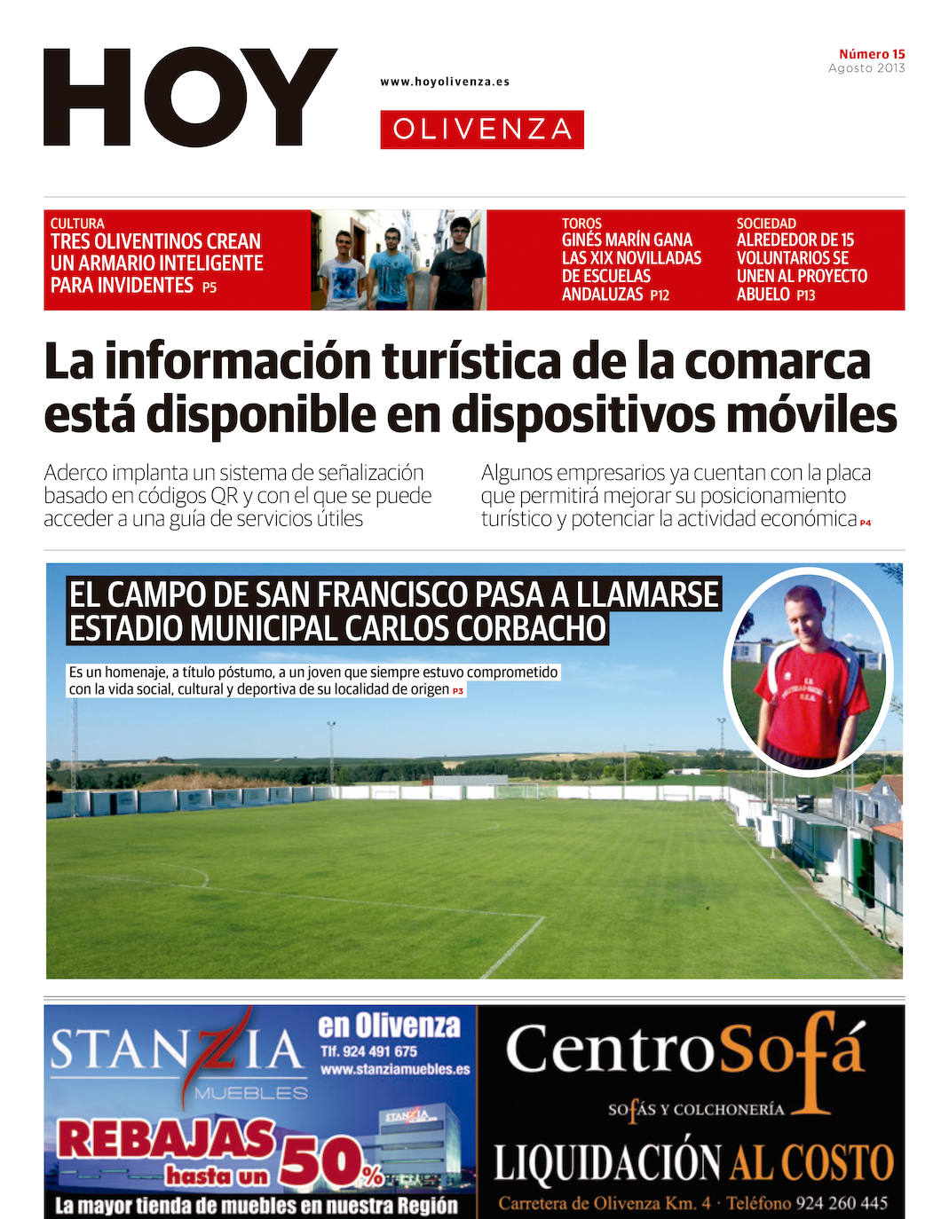 Fotos: Olivenza, portada a portada