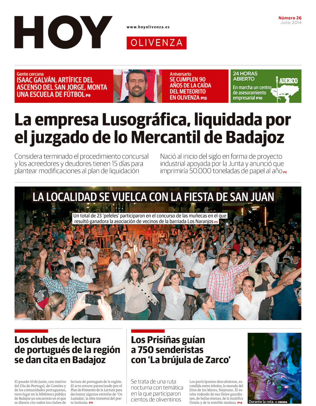 Fotos: Olivenza, portada a portada