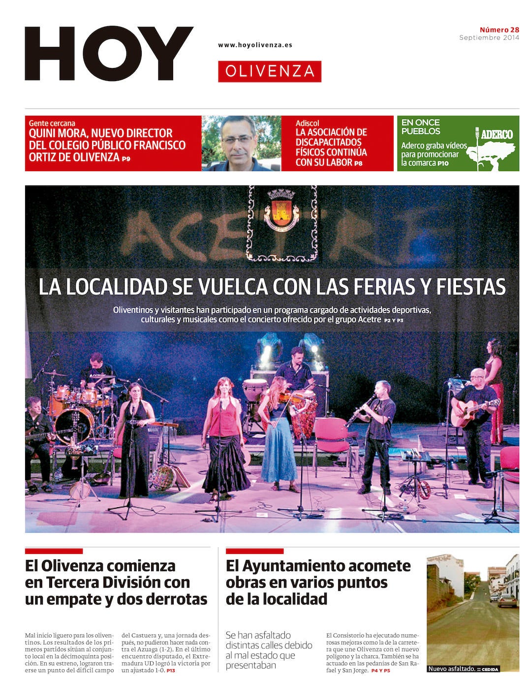 Fotos: Olivenza, portada a portada