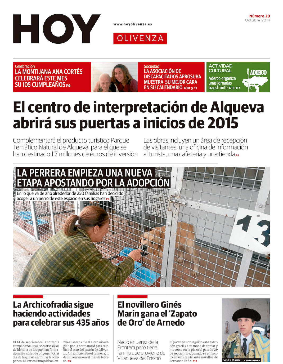 Fotos: Olivenza, portada a portada