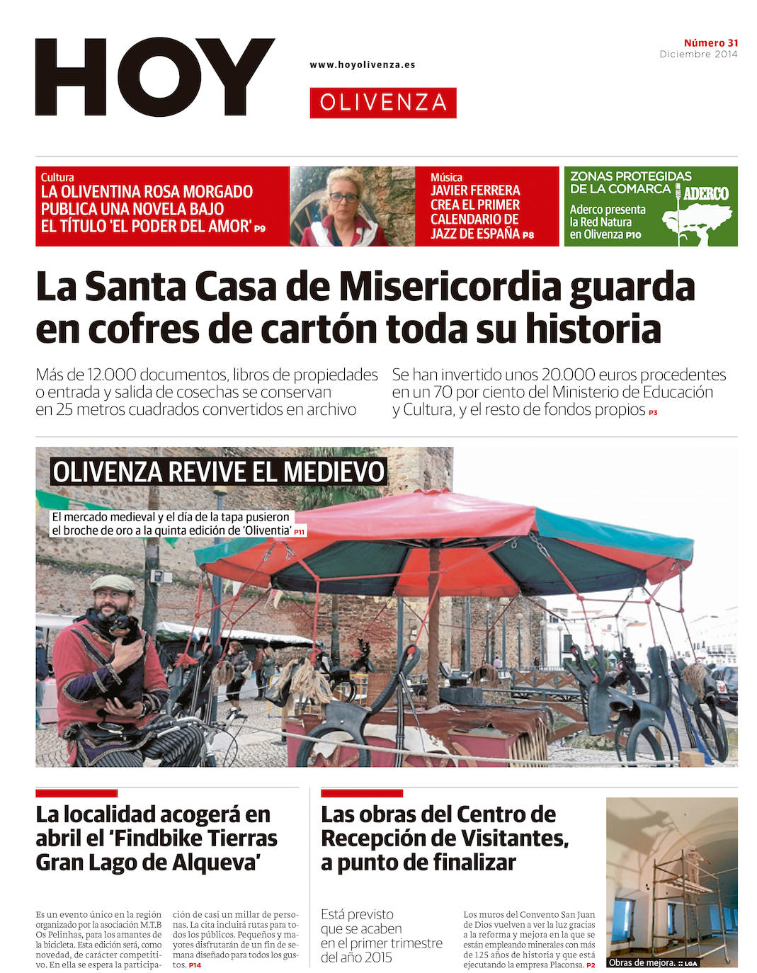 Fotos: Olivenza, portada a portada