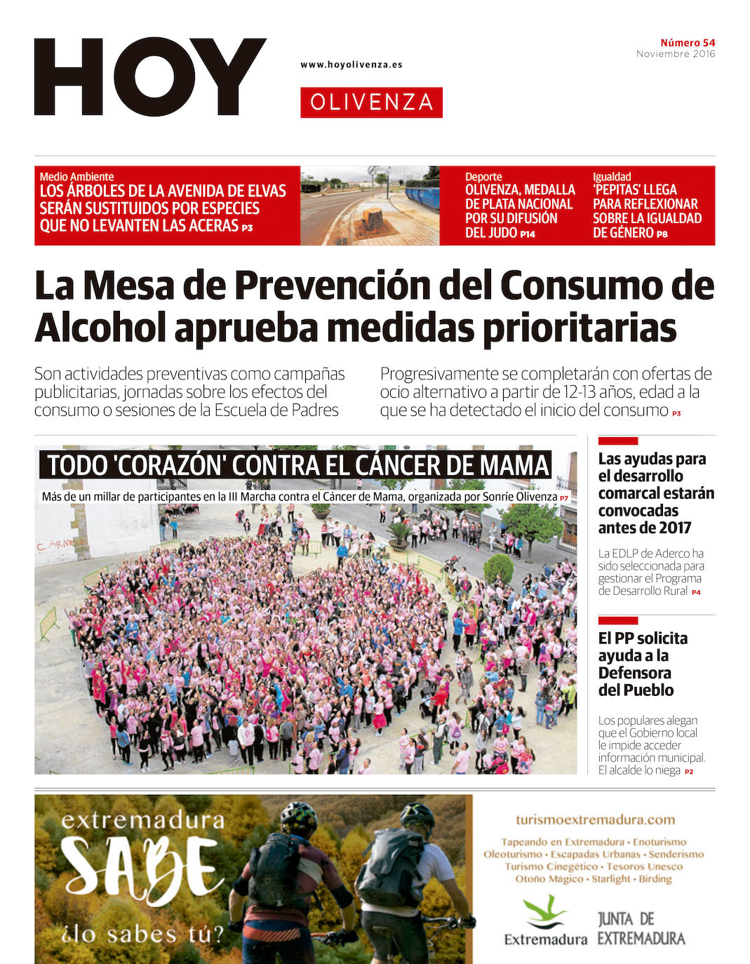 Fotos: Olivenza, portada a portada