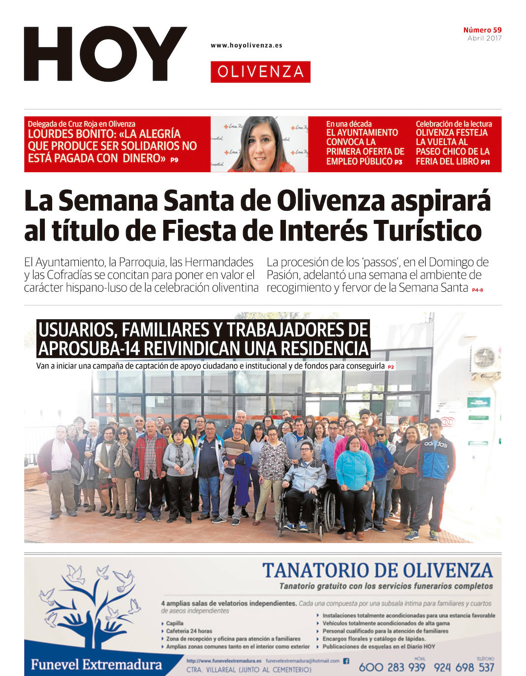 Fotos: Olivenza, portada a portada