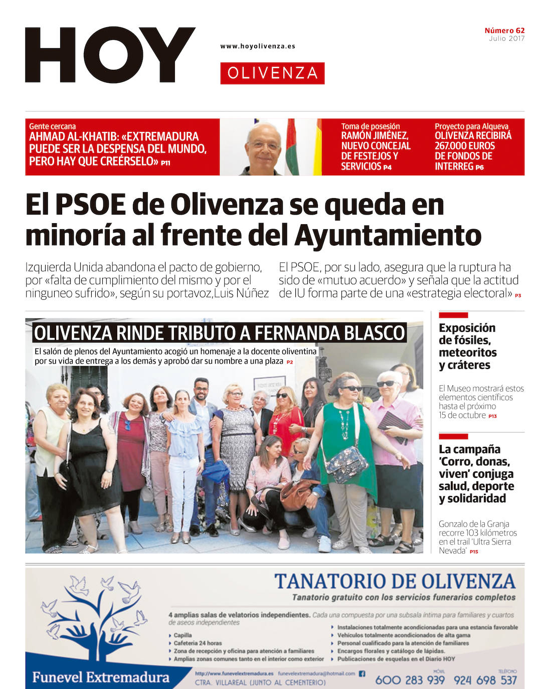Fotos: Olivenza, portada a portada