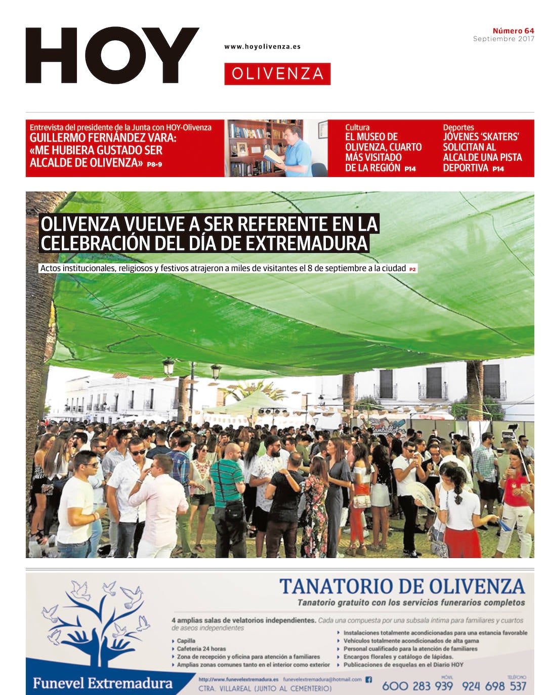 Fotos: Olivenza, portada a portada