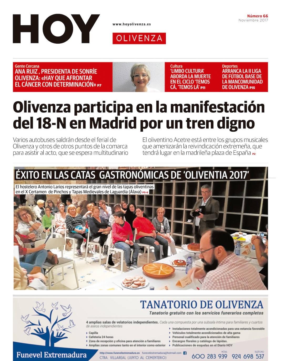 Fotos: Olivenza, portada a portada