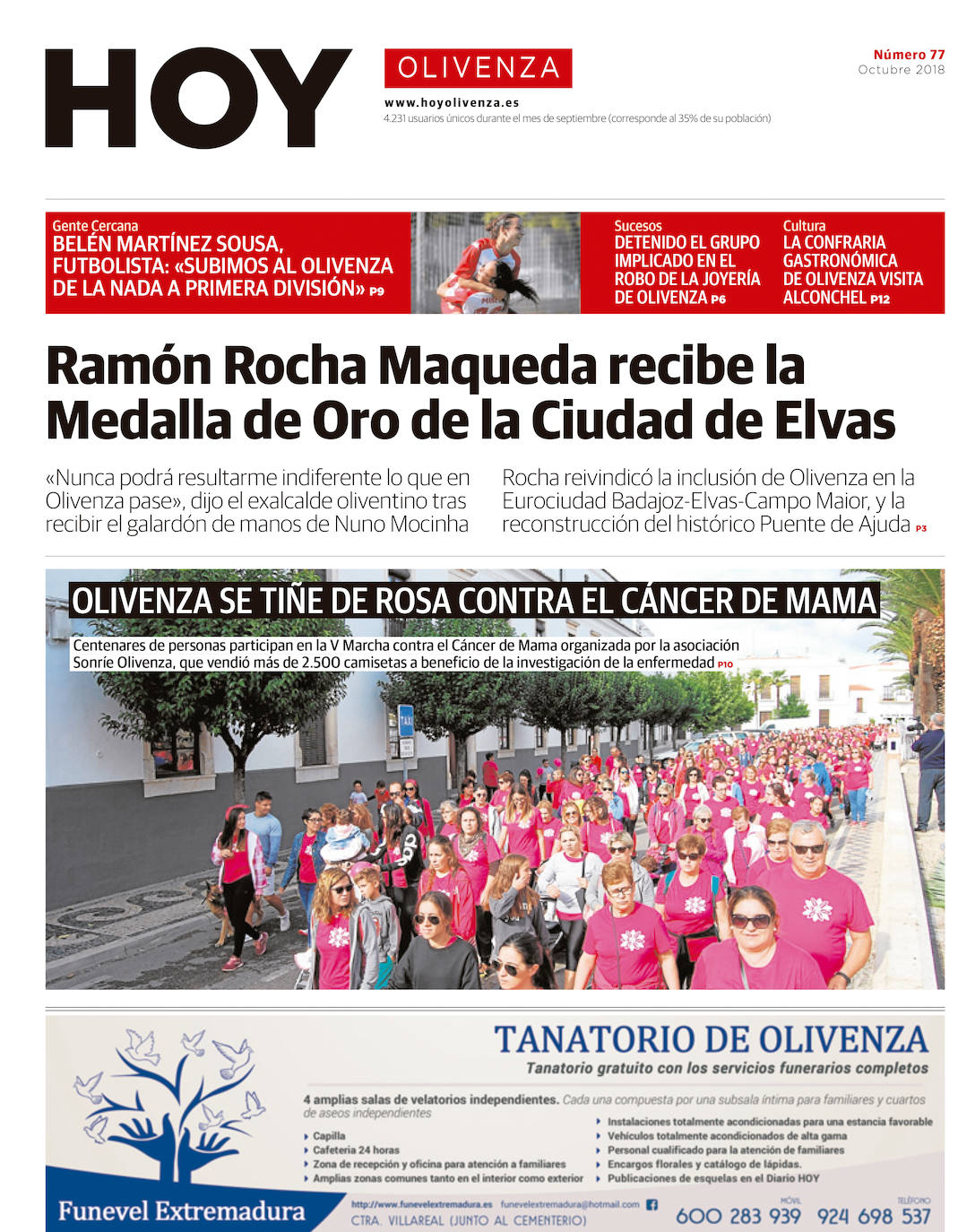 Fotos: Olivenza, portada a portada