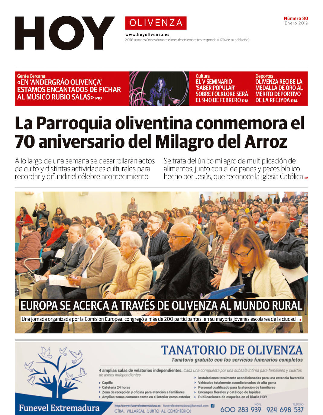 Fotos: Olivenza, portada a portada