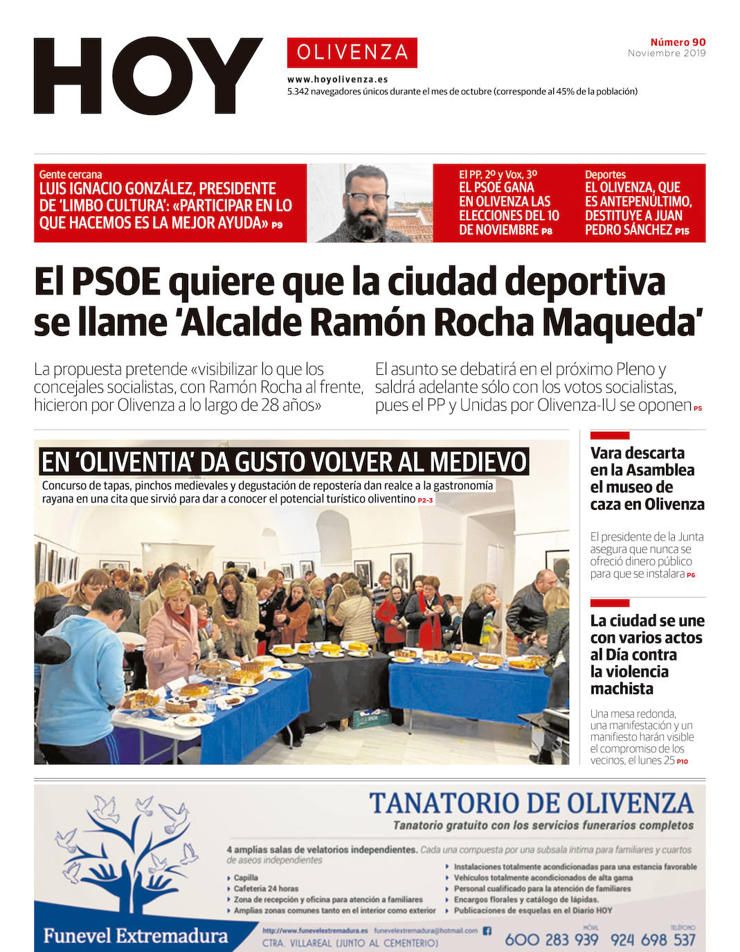 Fotos: Olivenza, portada a portada