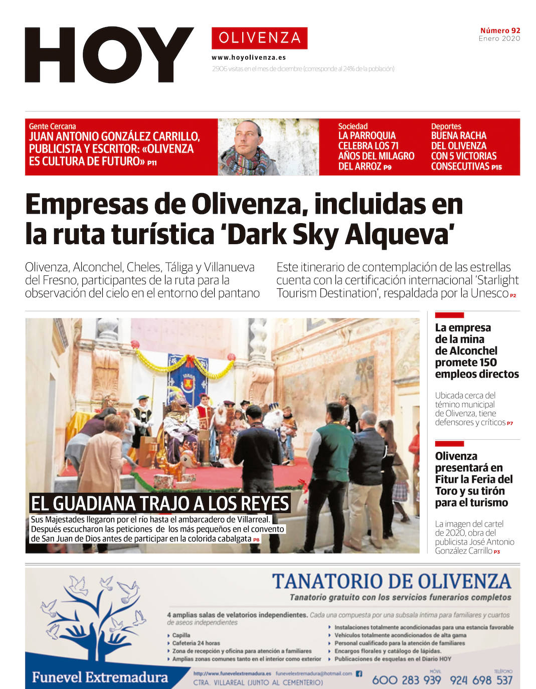 Fotos: Olivenza, portada a portada