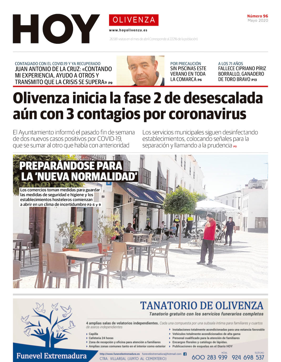 Fotos: Olivenza, portada a portada