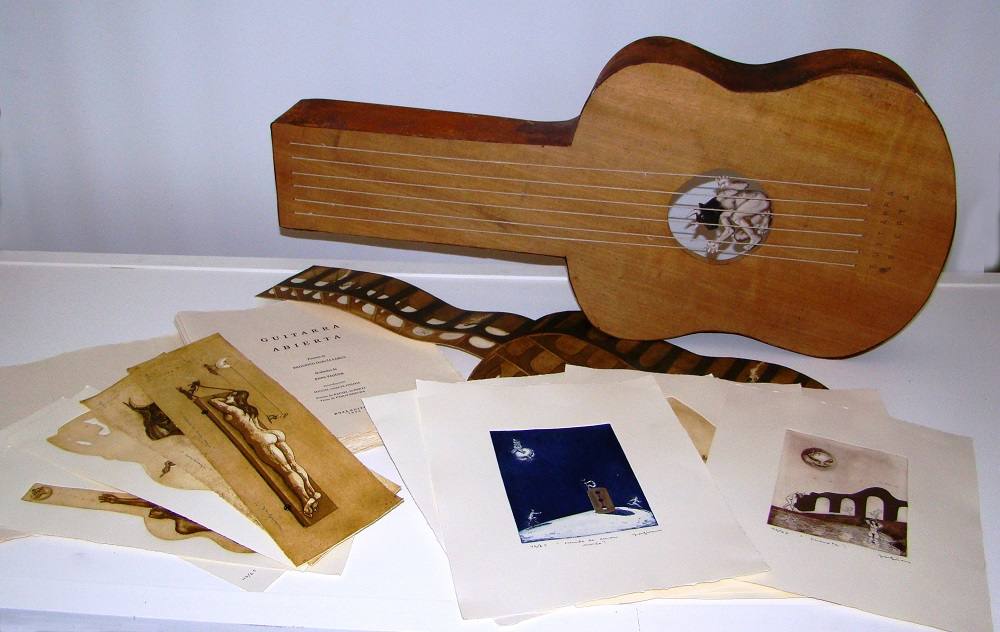 «Guitarra Abierta», de Pepe Yagües, pieza del mes agosto 2020 en el Museo de Olivenza
