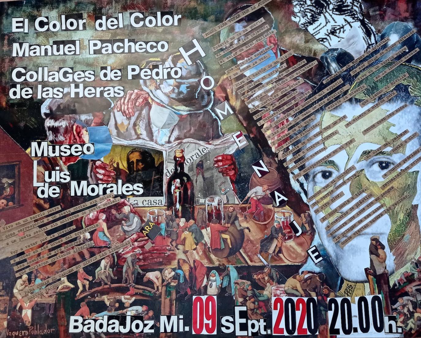Cartel de la exposición en el Museo de la Ciudad 'Luis de Morales' de Badajoz. 