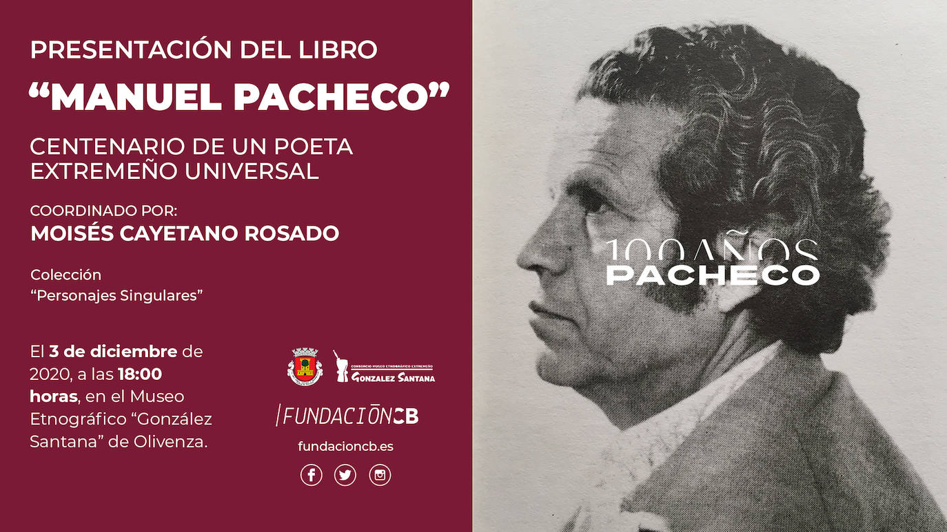 Cartel de la presentación. 