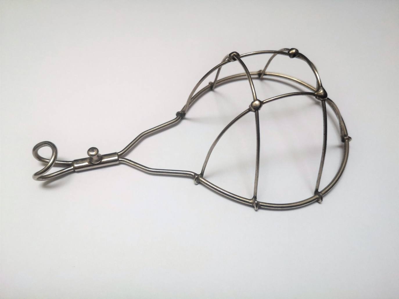 Una máscara o inhalador Esmarch, pieza del mes de febrero 2021 en el Museo de Olivenza