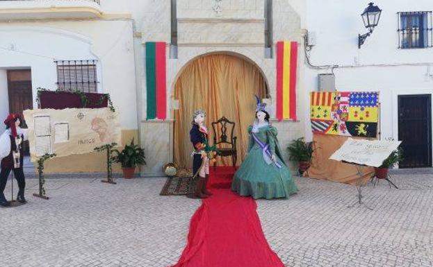 Muñeca ganadora en 2019, alusiva a la Guerra de las Naranjas. 