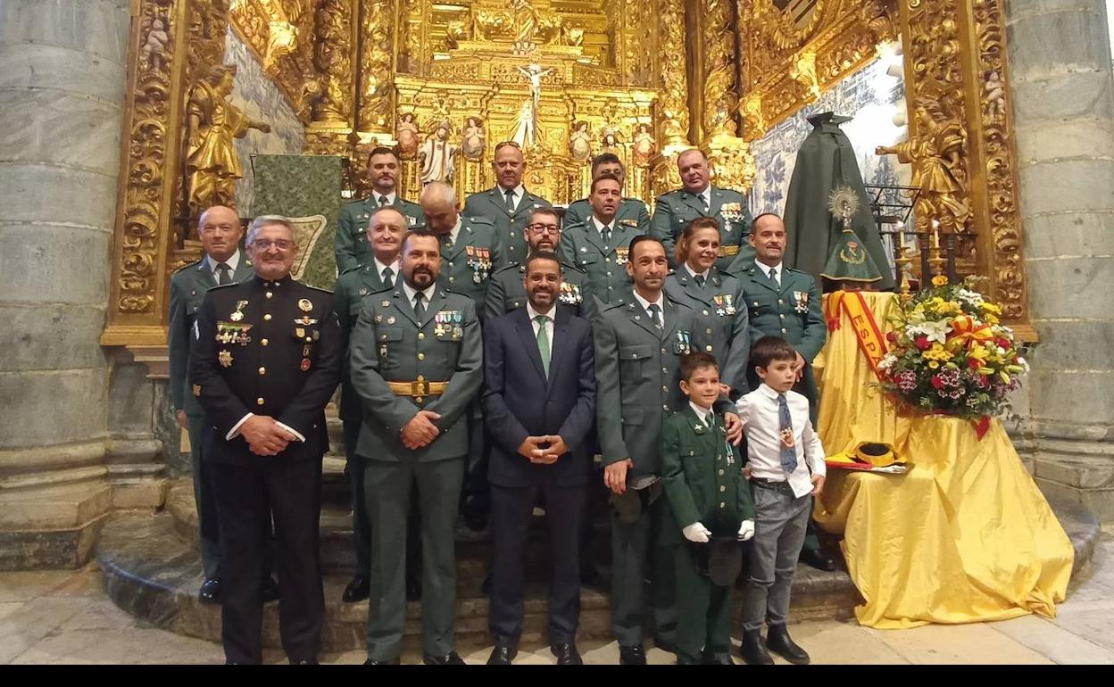 Algunos de los asistentes a la misa.