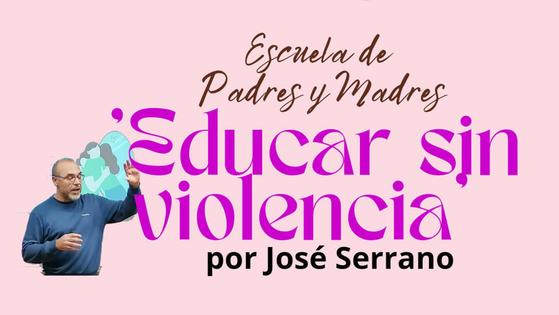 El profesor y psicólogo José Serrano impartirá la charla 'Educar sin violencia'