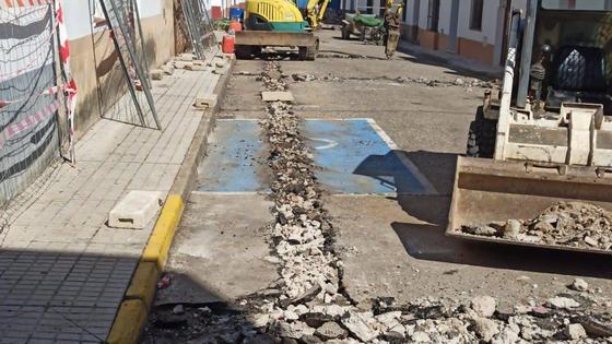 Comienza la obra de mejora de la red de abastecimiento de la calle Obispo Amadeo de San Jorge