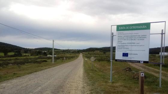 Comienzan las obras del camino de San Benito a Alconchel