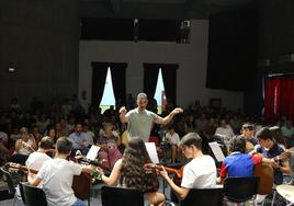 Momento de una de las actuaciones del concierto de clausura.