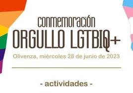 El activismo LGBTIQ+ será de nuevo protagonista en la celebración del Día del Orgullo en Olivenza