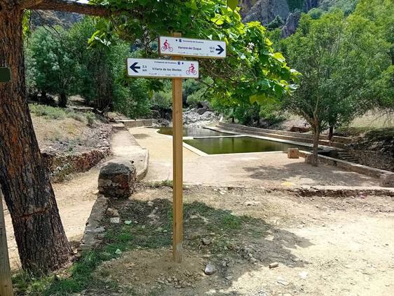 Señalizada la Ciclosenda del Camino Natural del Guadiana que pasa por Olivenza