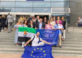 Representación de las Escuelas en el Parlamento Europeo de Bruselas.