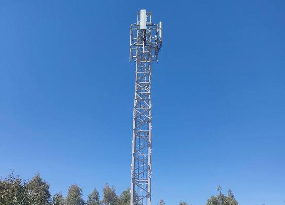 San Francisco de Olivenza ya cuenta con una nueva estación de telefonía con 3G, 4G y 5G