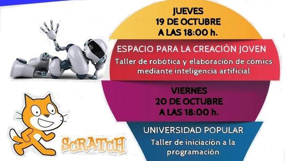 El ECJ y la UPO ofertan talleres de Robótica, Inteligencia Artificial y programación