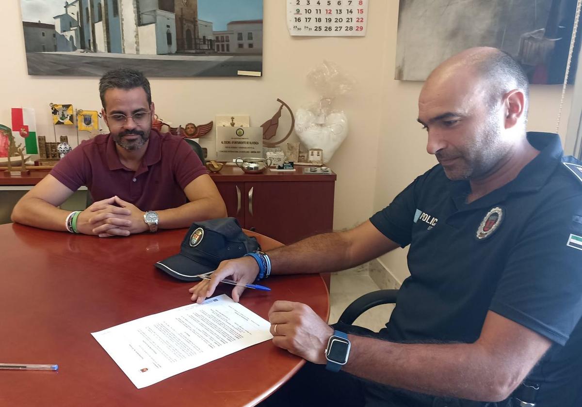 Francisco Javier Hereda nuevo Oficial jefe de la Policía Local de Olivenza