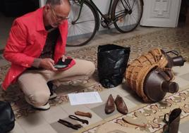 Algunas de las piezas del préstamo.