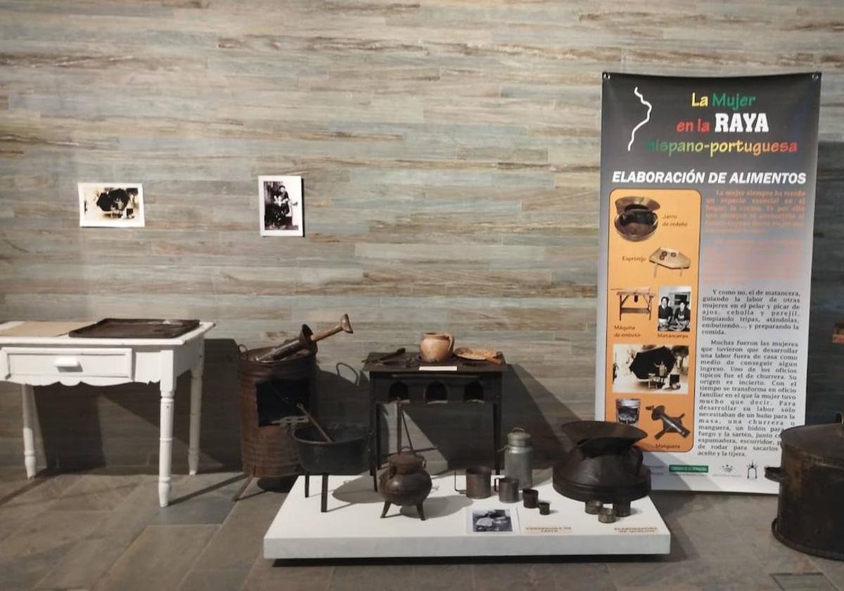 Instalación de la exposición en el museo portugués.