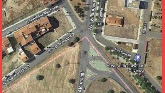 Adjudicada la obra de la glorieta en la intersección de las carreteras BA-103 con la EX-107