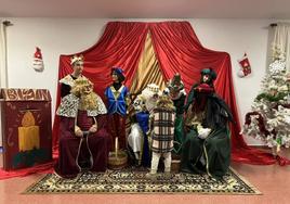 Imagen de archivo de la recogida de cartas en Olivenza.