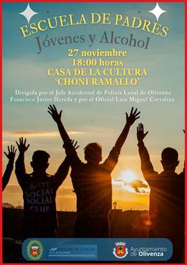 La Policía Local impartirá una charla sobre prevención de conductas adictivas en adolescentes