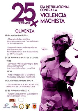 Una semana de actos visibilizarán el 25N 'Día Internacional Contra la Violencia Machista'