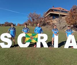los integrantes del Club desplazados al campeonato nacional de Soria.