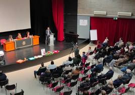 Momento del acto de visibilización del 25N.