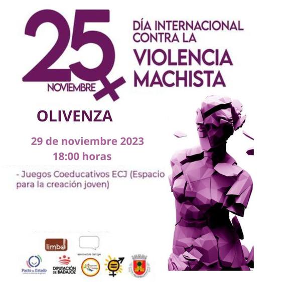 La última actividad del 25N será una serie de juegos coeducativos en el ECJ