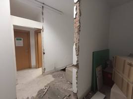 Comienzo de las obras de reforma.