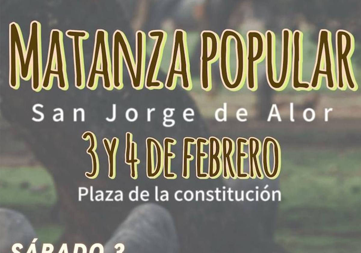 San Jorge de Alor celebrará su tradicional Matanza Popular