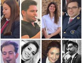 nuevos integrantesde la junta Directiva de laFilarmónica.